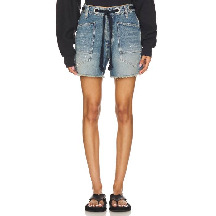 フリーピープル Free People 【 X We The Free Moxie Short Women Timeless Blue 】 フリー レディースファッション ボトムス パンツ レディース 青色 ブルー