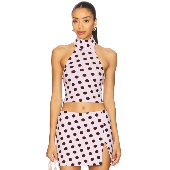 Afrm 【 Anira Top Women Rose Dot 】 レディースファッション トップス その他 レディース Rose ローズ