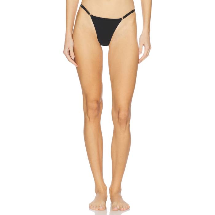 Bananhot 【 Milana Bikini Bottom Women Black 】 ズボン ボトムス レディースファッション 水着 レディース 黒色 ブラック