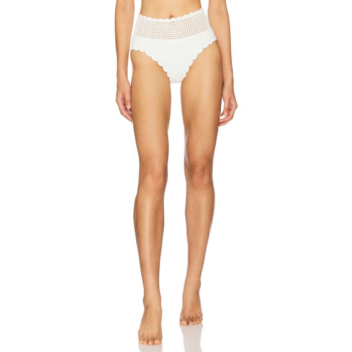 ビーチライオット Beach Riot 【 Wyatt Bikini Bottom Women White 】 ズボン ボトムス レディースファッション 水着 レディース 白色 ホワイト