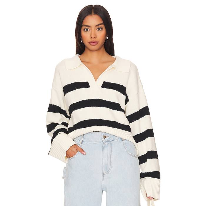 ブランド名More To Come性別Women(レディース)商品名Tatia Sweaterカラー・White &Amp; Black