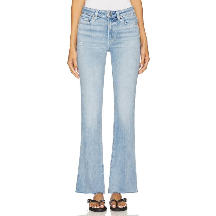 ペイジ Paige 【 High Rise Laurel Canyon Jeans In Jeans Women In Tune Distressed 】 ハイ ライズ ジーンズ レディースファッション ボトムス パンツ レディース