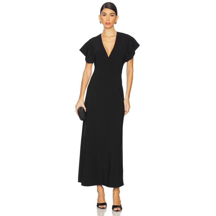Eaves 【 Malka Midi Dress Women Black 】 ドレス レディースファッション ドレス レディース 黒色 ブラック