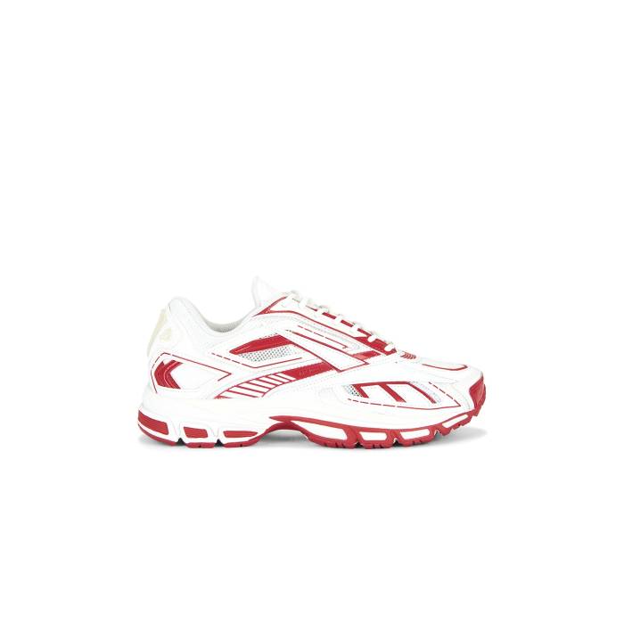 リーボック Reebok 【 Premier Road Ultra Sneakers Men White & Red 】 プレミアム ultra ウルトラ 靴 メンズ靴 スニーカー メンズ 白色 ホワイト Red 赤・レッド