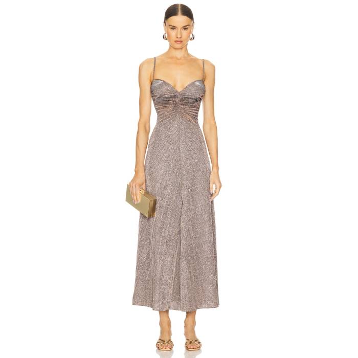 Georgia Hardinge 【 Relic Dress Women Copper Gold Silver Sparkle 】 ドレス レディースファッショ..