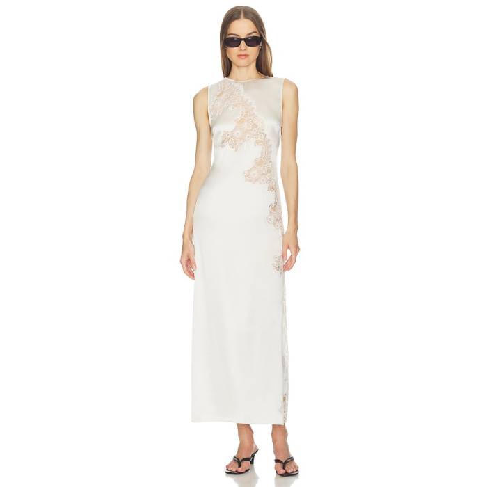 Srg 【 Briar Silk Maxi Dress Women Lace 】 ドレス レディース