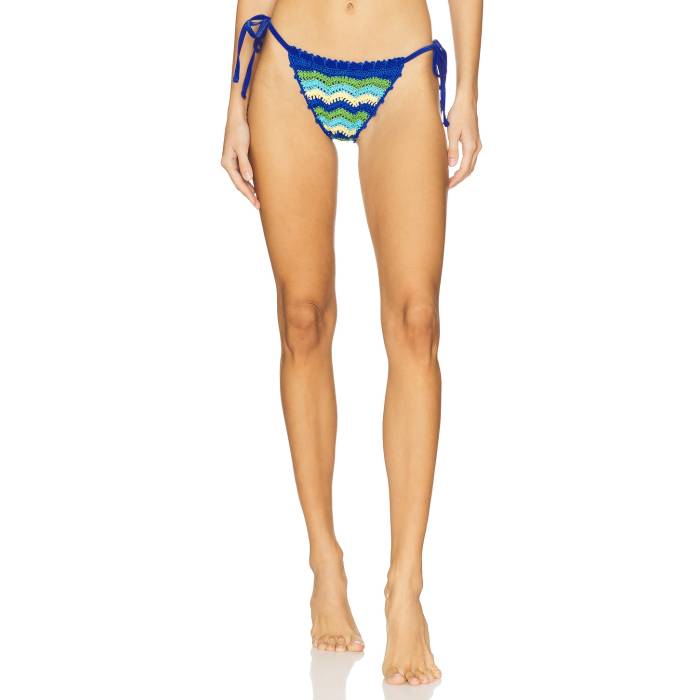 Capittana 【 Cuba Bikini Bottom Women Blue Yellow 】 ズボン ボトムス レディースファッション 水着 レディース 青色 ブルー yellow 黄色・イエロー