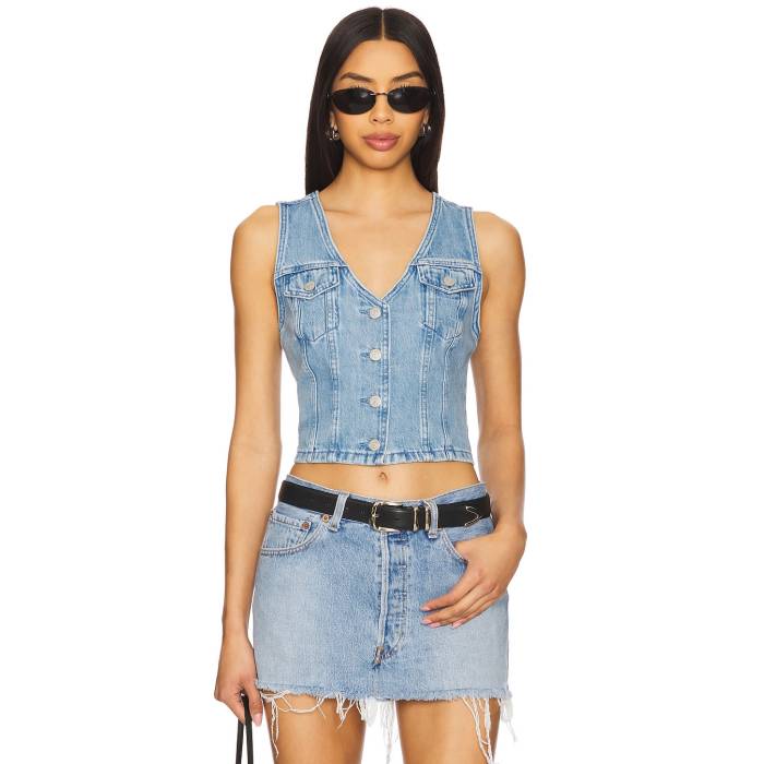 リーバイス Levi's 【 Bella Denim Corset Women I Will 】 デニム レディースファッション トップス ..