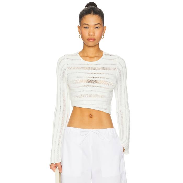 Nonchalant Label 【 Rosaline Top Women White 】 レディースファッション トップス その他 レディース 白色 ホワイト