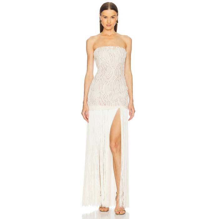 Michael Costello  ドレス レディース アイボリー
