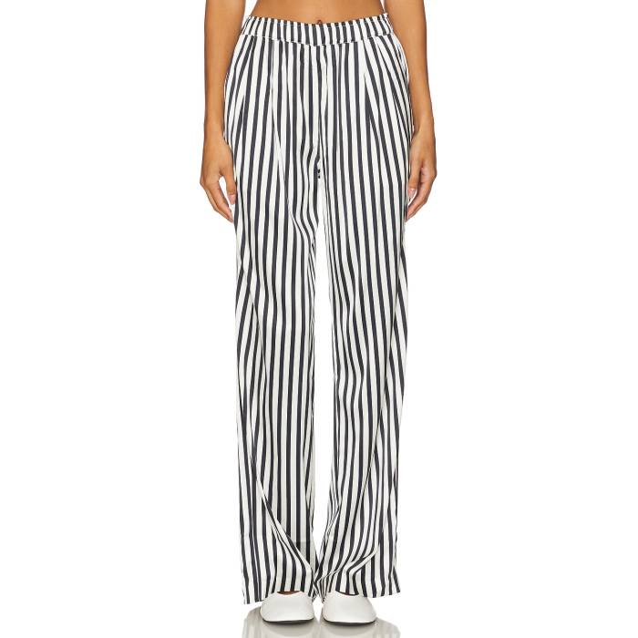 House Of Harlow 1960 【 X Revolve Orla Pant Women Black & White Stripe 】 パンツ レディースファッション ボトムス パンツ レディース 黒色 ブラック 白色 ホワイト Stripe ストライプ