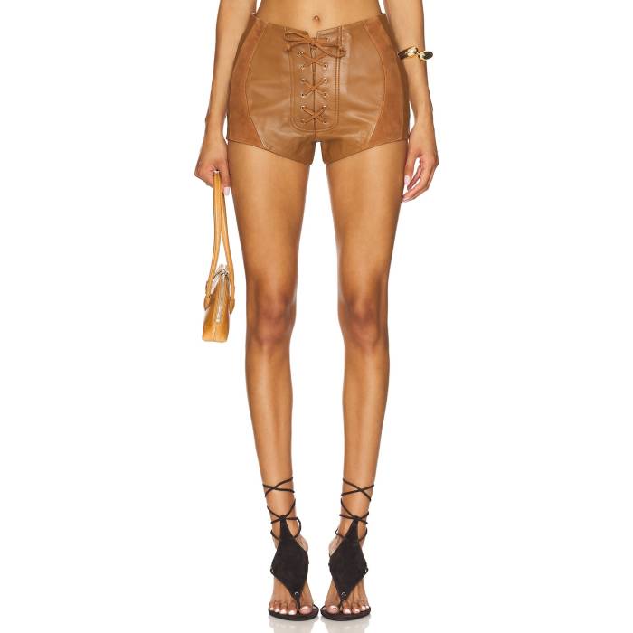 Retrofete 【 Agda Suede Short Women Cognac 】 スエード・スウェード レディースファッション ボトムス パンツ レディース