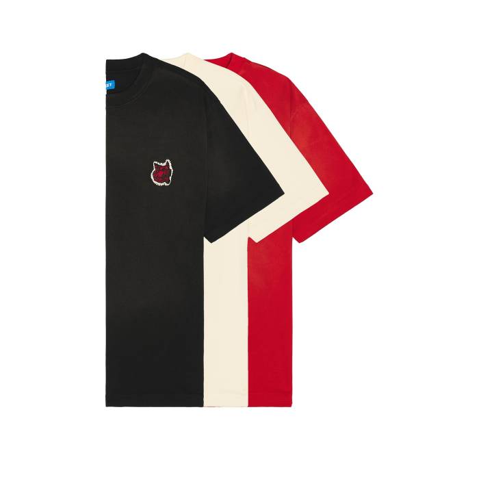 Market 【 Classics 3 Pack T-Shirt Men Candy Red, Jet Set Black, & Butter Cream 】 Tシャツ メンズファッション トップス Tシャツ カットソー メンズ クリーム