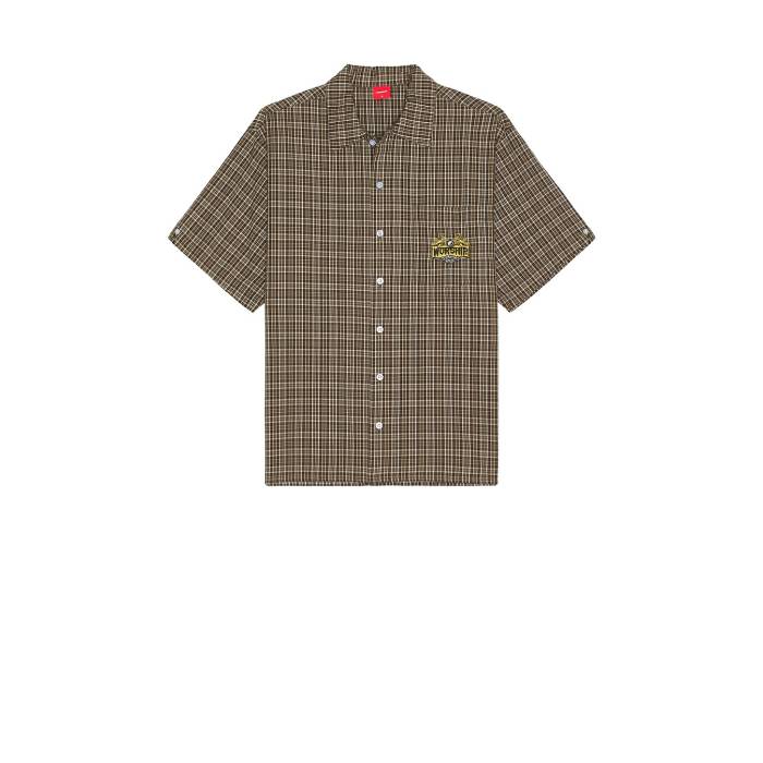 ブランド名Worship Supplies性別Men(メンズ)商品名Lavish Short Sleeve Shirtカラー・Brown