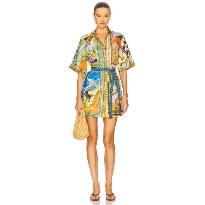 Alemais 【 Lucky Pace Mini Dress Women Multi 】 ドレス レディースファッション ドレス レディース