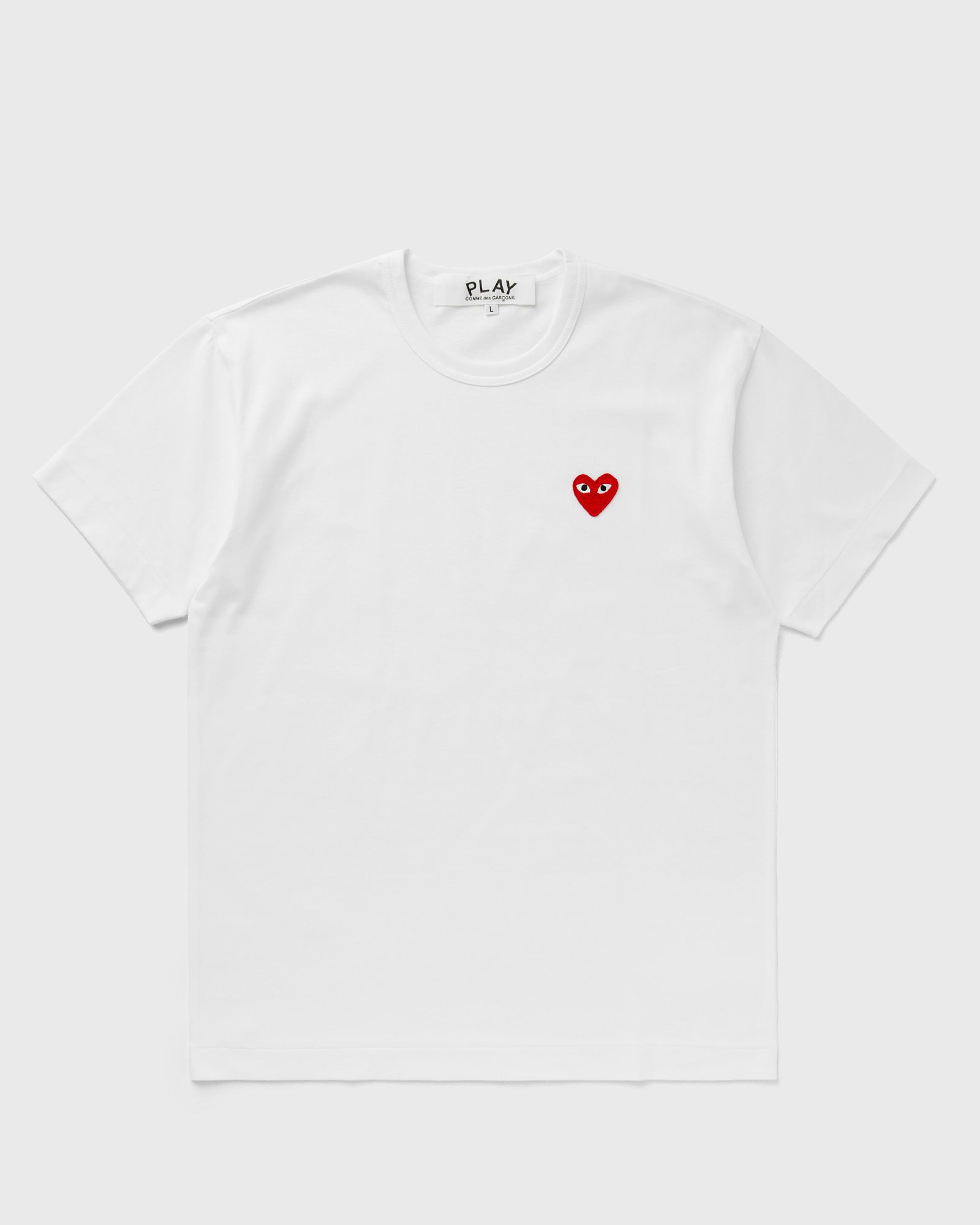 COMME des GARCONS PLAY RED HEART EMBLEM TEE 白色紅心T恤 日本代購