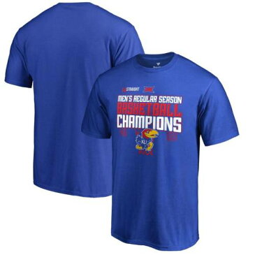 FANATICS BRANDED カンザス バスケットボール Tシャツ MEN'S 【 KANSAS JAYHAWKS 2018 BIG 12 BASKETBALL REGULAR SEASON CHAMPIONS TSHIRT ROYAL 】 メンズファッション トップス カットソー 送料無料