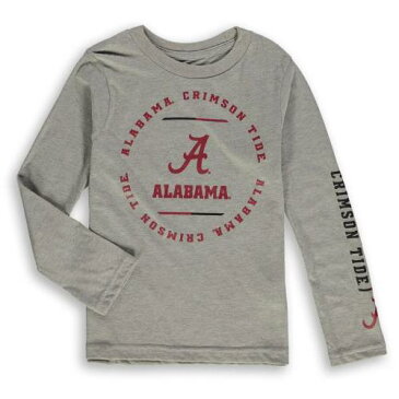 OUTERSTUFF アラバマ 男の子 女の子 子供用 クラブ スリーブ Tシャツ 灰色 グレー グレイ 【 SLEEVE GRAY OUTERSTUFF ALABAMA CRIMSON TIDE PRESCHOOL CLUB SHORT AND LONG TSHIRT COMBO PACK 】 キッズ ベビー マタニテ