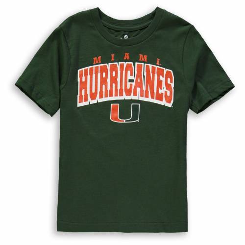 OUTERSTUFF マイアミ 男の子 女の子 子供用 クラブ スリーブ Tシャツ 緑 グリーン 灰色 グレー グレイ 【 SLEEVE GREEN GRAY OUTERSTUFF MIAMI HURRICANES PRESCHOOL CLUB SHORT AND LONG TSHIRT COMBO PACK 】 キッズ ベ