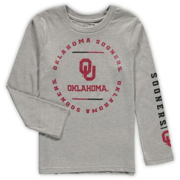 OUTERSTUFF 男の子 女の子 子供用 クラブ スリーブ Tシャツ 灰色 グレー グレイ 【 SLEEVE GRAY OUTERSTUFF OKLAHOMA SOONERS PRESCHOOL CLUB SHORT AND LONG TSHIRT COMBO PACK CRIMSON HEATHERED 】 キッズ ベビー マタニテ