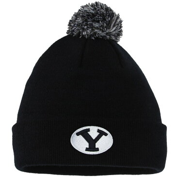 TOP OF THE WORLD ブリガムヤング ニット キャップ 帽子 紺 ネイビー 【 NAVY BYU COUGARS SIMPLE KNIT WITH POM BEANIE BLUE 】 バッグ メンズキャップ 送料無料