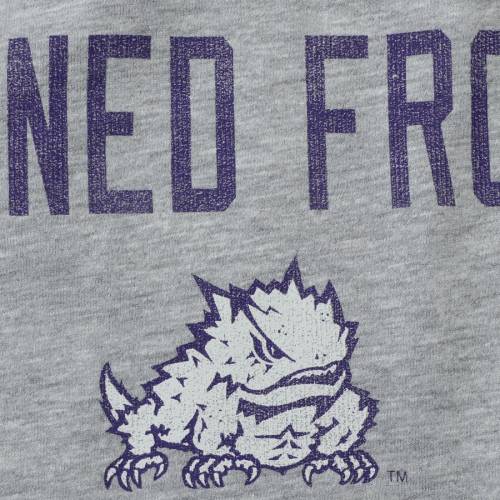 OUTERSTUFF 男の子 女の子 子供用 レガシー Tシャツ 紫 パープル 【 LEGACY PURPLE OUTERSTUFF TCU HORNED FROGS PRESCHOOL LONGSLEEVE FOOTBALL TSHIRT 】 キッズ ベビー マタニティ トップス Tシャツ