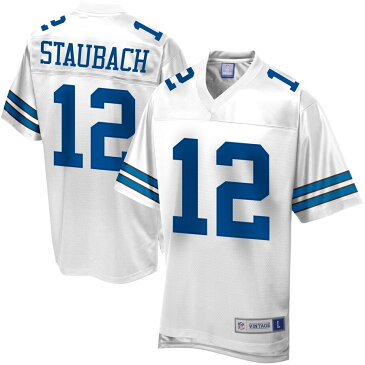 NFL PRO LINE メンズ ダラス カウボーイズ ジャージ スポーツ アウトドア アメリカンフットボール 【 Mens Dallas Cowboys Roger Staubach Retired Player Jersey 】 Color