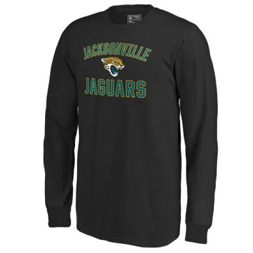 NFL PRO LINE BY FANATICS BRANDED ジャクソンビル ジャガース 子供用 ビクトリー スリーブ Tシャツ 黒 ブラック キッズ ベビー マタニティ トップス ジュニア 【 Jacksonville Jaguars Youth Victory Arch Long