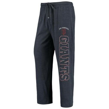 CONCEPTS SPORT ジャイアンツ Tシャツ インナー 下着 ナイトウエア メンズ ナイト ルーム パジャマ 【 San Francisco Giants Topic T-shirt And Pants Sleep Set - Heathered Orange/charcoal 】 Heathered Orange/charcoal