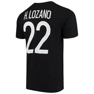 アディダス ADIDAS チーム Tシャツ 黒 ブラック メンズファッション トップス カットソー メンズ 【 Hirving Lozano Mexico National Team Go To Name And Number T-shirt - Black 】 Black