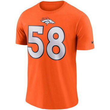 ナイキ NIKE デンバー ブロンコス パフォーマンス Tシャツ 橙 オレンジ 3.0 【 ORANGE NIKE VON MILLER PLAYER PRIDE PERFORMANCE TSHIRT 】 メンズファッション トップス Tシャツ カットソー