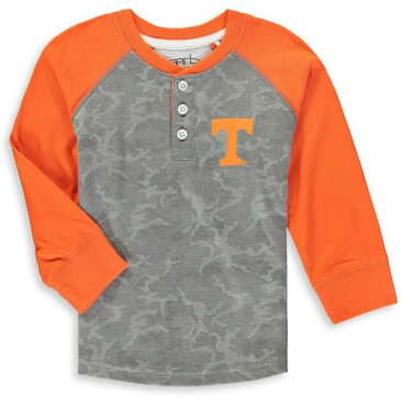 GARB テネシー 男の子 女の子 子供用 ヘンリー スリーブ Tシャツ 橙 オレンジ 【 SLEEVE ORANGE GARB TENNESSEE VOLUNTEERS PRESCHOOL OLAF HENLEY LONG TSHIRT CAMO 】 キッズ ベビー マタニティ トップス Tシャ