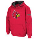 STADIUM ATHLETIC ルイビル カーディナルス スタジアム 子供用 ロゴ 【 LOUISVILLE CARDINALS YOUTH BIG LOGO PULLOVER HOODIE RED 】 キッズ ベビー マタニティ トップス 送料無料