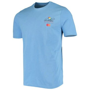 アヘッド AHEAD ゴルフ バッグ グラフィック Tシャツ 青色 ブルー 【 GOLF AHEAD ARNOLD PALMER INVITATIONAL BAG GRAPHIC TSHIRT BLUE 】 メンズファッション トップス Tシャツ カットソー