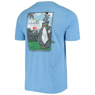 アヘッド AHEAD ゴルフ バッグ グラフィック Tシャツ 青色 ブルー 【 GOLF AHEAD ARNOLD PALMER INVITATIONAL BAG GRAPHIC TSHIRT BLUE 】 メンズファッション トップス Tシャツ カットソー