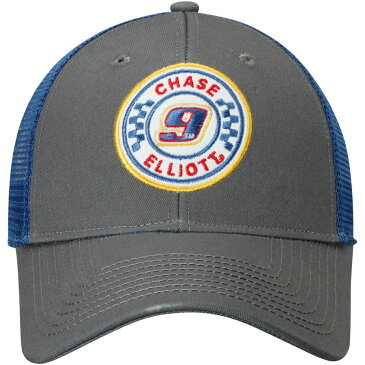 KUDZU チェイス トラッカー 【 CHASE ELLIOTT ADJUSTABLE TRUCKER HAT GRAY 】 バッグ キャップ 帽子 メンズキャップ 送料無料