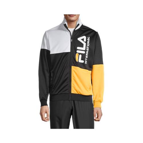 フィラ トラック ジャケット 黒色 ブラック ​DANIELE トラックジャケット メンズ 【 FILA COLORBLOCK BLACK 】