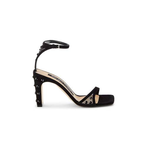 セルジオロッシ サンダル レディース 【 SERGIO ROSSI STUDDED SANDALS NERO 】