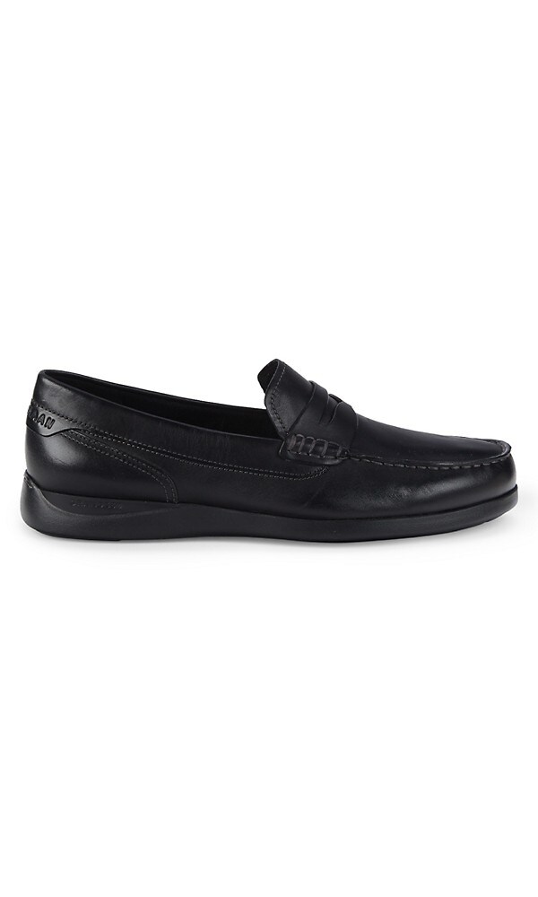 コールハーン グランド レザー ペニー ローファー 黒色 ブラック メンズ 【 COLE HAAN GRAND ATLANTIC LEATHER PENNY LOAFERS BLACK 】