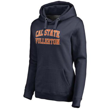 FANATICS BRANDED スケートボード タイタンズ レディース 紺 ネイビー レディースファッション トップス パーカー 【 Cal State Fullerton Titans Womens Everyday Pullover Hoodie - Navy 】 Navy