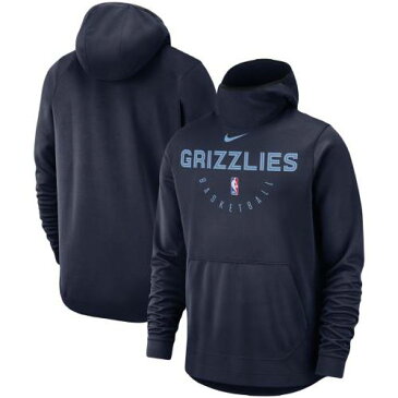 ナイキ NIKE メンフィス グリズリーズ パフォーマンス 紺 ネイビー 【 NAVY NIKE MEMPHIS GRIZZLIES SPOTLIGHT PERFORMANCE PULLOVER HOODIE 】 メンズファッション トップス パーカー