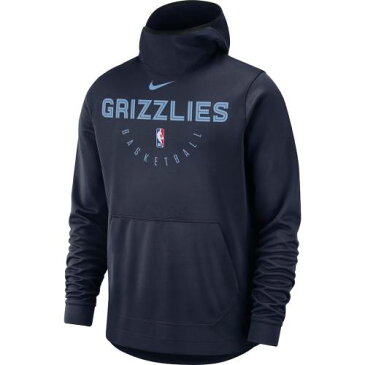 ナイキ NIKE メンフィス グリズリーズ パフォーマンス 紺 ネイビー 【 NAVY NIKE MEMPHIS GRIZZLIES SPOTLIGHT PERFORMANCE PULLOVER HOODIE 】 メンズファッション トップス パーカー