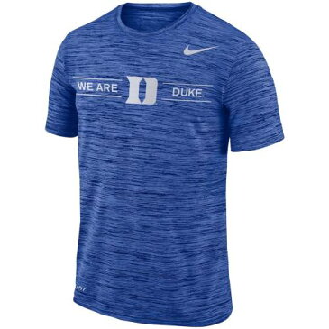 ナイキ NIKE デューク 青 ブルー サイドライン レジェンド パフォーマンス Tシャツ 【 BLUE LEGEND NIKE DUKE DEVILS GFX VELOCITY SIDELINE PERFORMANCE TSHIRT ROYAL 】 メンズファッション トップス Tシャツ カ