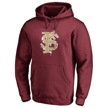 FANATICS BRANDED フロリダ スケートボード ロゴ メンズファッション トップス パーカー メンズ 【 Florida State Seminoles Splatter Logo Pullover Hoodie - Garnet 】 Garnet