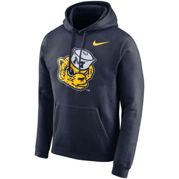 ナイキ NIKE ミシガン クラブ フリース 紺 ネイビー 【 NAVY NIKE MICHIGAN WOLVERINES VAULT CLUB FLEECE PULLOVER HOODIE 】 メンズファッション トップス パーカー