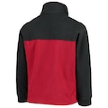 コロンビア COLUMBIA アラバマ クリムゾン 子供用 フリース フルジップ ジャケット 黒色 ブラック クリムゾンタイド 【 COLUMBIA YOUTH FLANKER II FLEECE FULLZIP JACKET BLACK CRIMSON 】 キッズ ベビー マ