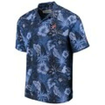 トミーバハマ TOMMY BAHAMA ヒューストン テキサンズ ウーブン 紺色 ネイビー 【 WOVEN TOMMY BAHAMA FUEGO FLORAL BUTTONUP SHIRT NAVY 】 メンズファッション トップス