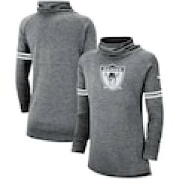 ナイキ NIKE ベガス レイダース レディース スリーブ スウェットシャツ トレーナー 黒色 ブラック ラスベガス WOMEN'S 長袖 【 SLEEVE NIKE HISTORIC MARKS TRIBLEND FUNNEL SWEATSHIRT BLACK 】 レディースフ