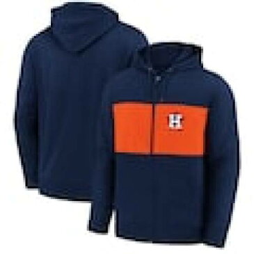 ファナティクス FANATICS BRANDED ヒューストン アストロズ チーム フルジップ フーディー パーカー ジャケット 紺色 ネイビー FULLジップフーディー 【 TEAM FANATICS BRANDED TWILL JACKET NAVY 】 メン