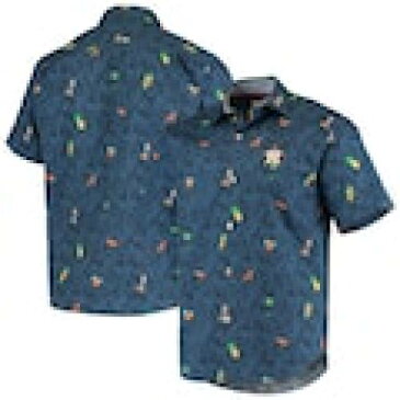 トミーバハマ TOMMY BAHAMA ヒューストン アストロズ 紺色 ネイビー 【 TOMMY BAHAMA BEACHCATION CAMP BUTTONUP SHIRT NAVY 】 メンズファッション トップス